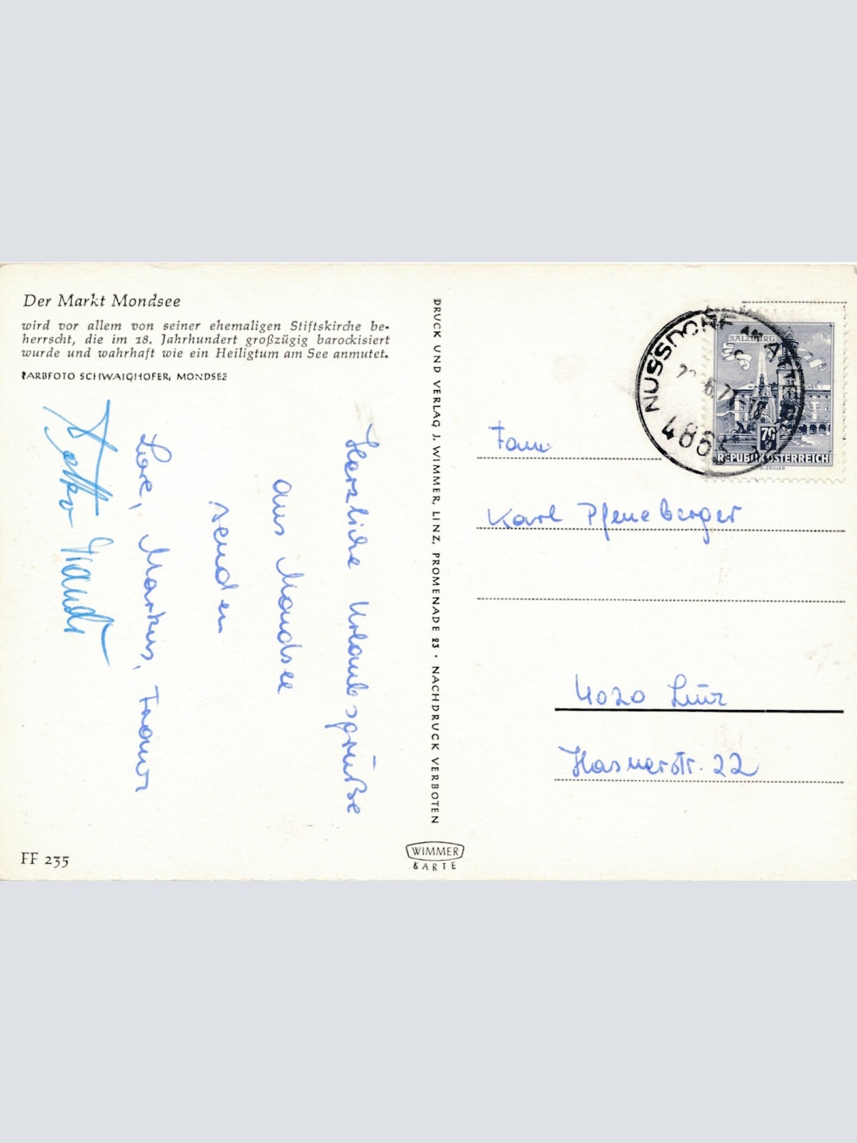 AK, Mondsee, Oberösterreich (S2758)