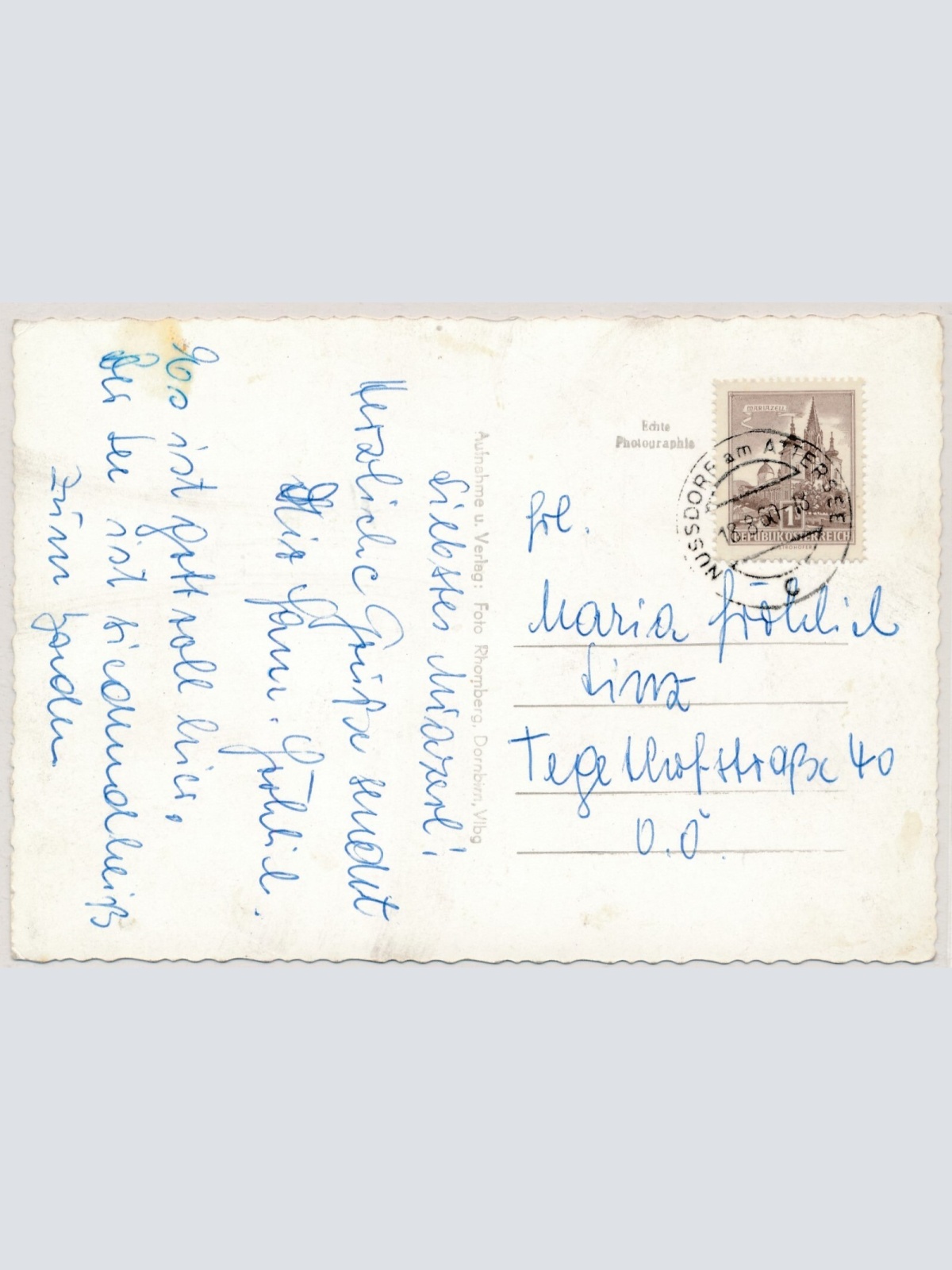 AK, Unterach am Attersee, Oberösterreich (S2778)