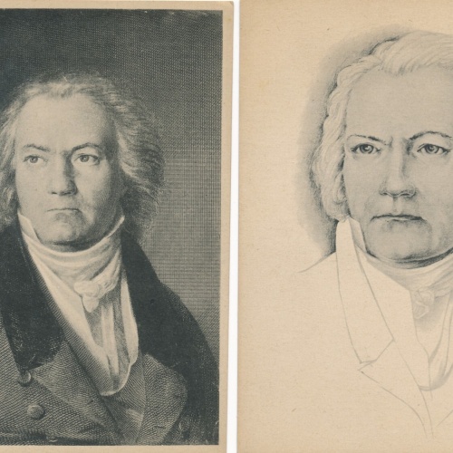 2 Karten von Ludwig van Beethoven (10756)
