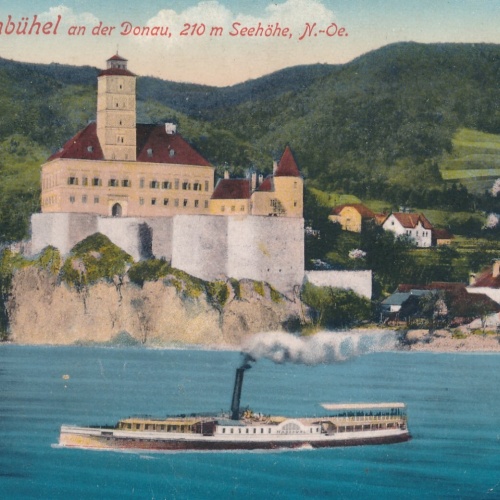 AK aus Schönbühel mit Dampfer Niederösterreich Ansichtskarte (11442)