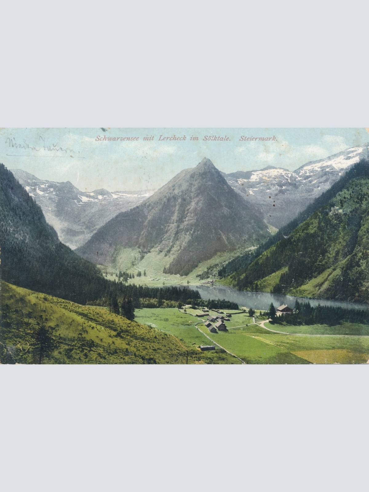 AK Schwarzensee Steiermark Ansichtskarte (11436)