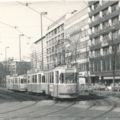 Foto - Karte  Eisenbahn - Straßenbahn Ansichtskarte (11447)