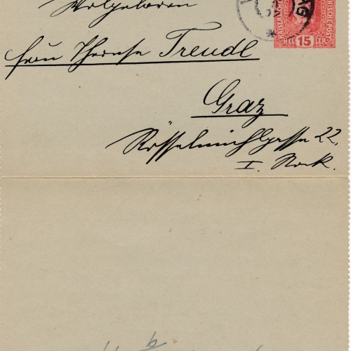 10 Heller Ganzsachen - Karten - Brief aus Voitsberg (16300)