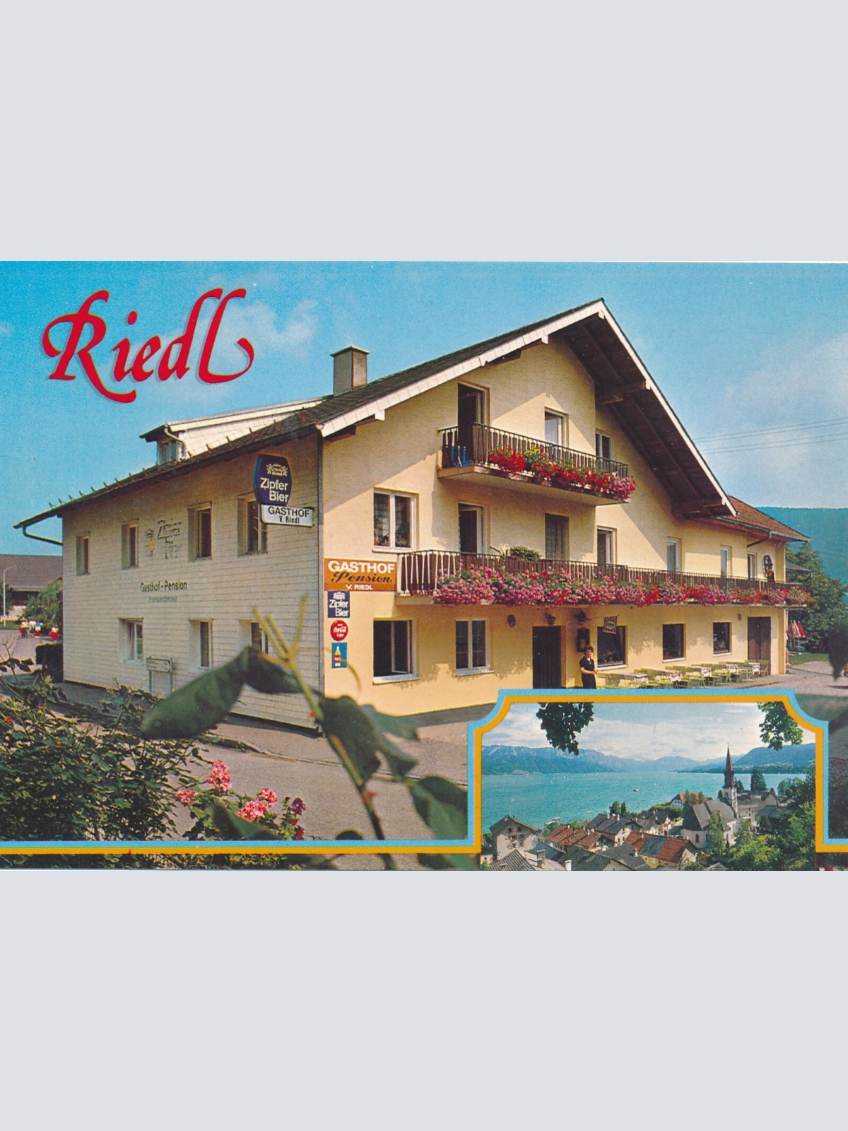 AK, Attersee, Pension Riedl, Oberösterreich (S2672)