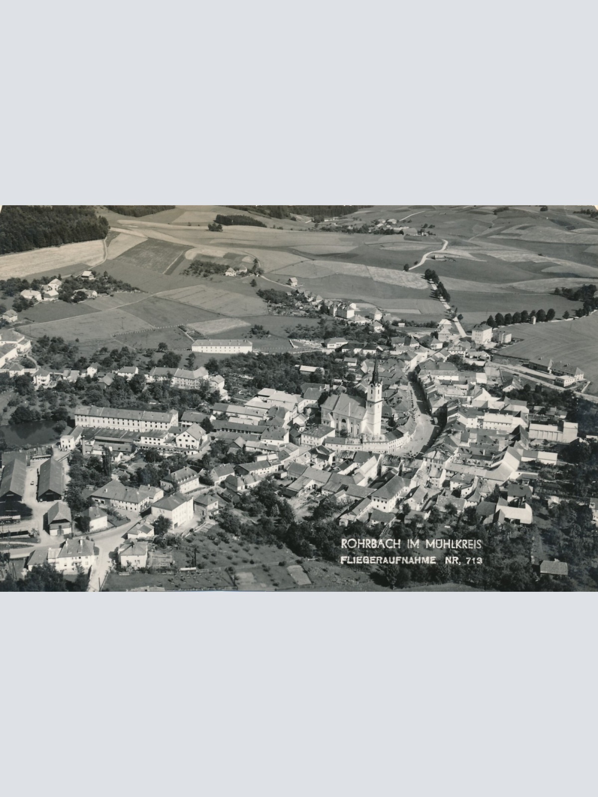 AK aus Rohrbach Fliegeraufnahme Nr. 713 Oberösterreich Ansichtskarte (11506)