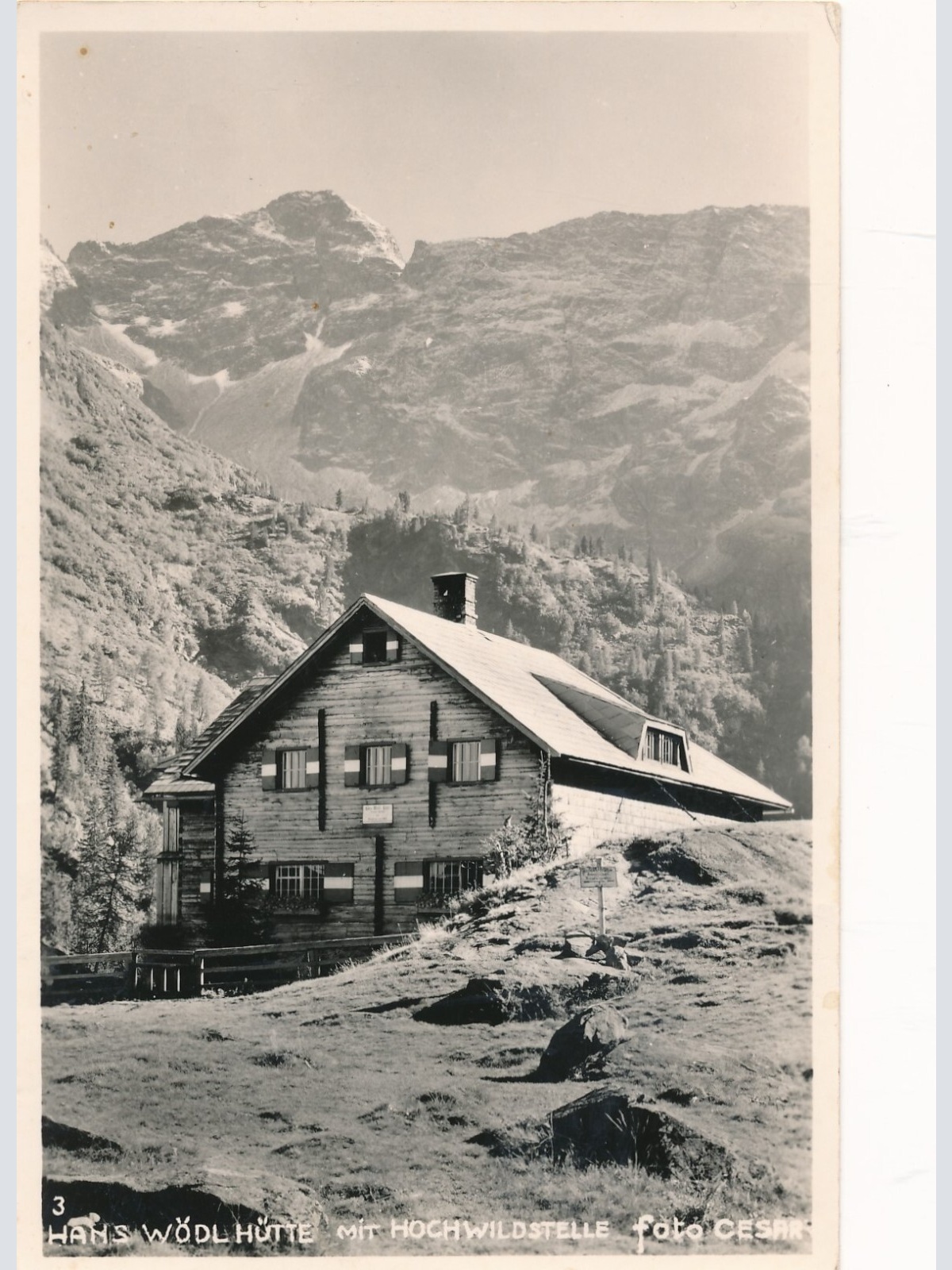 AK Hans Wödlhütte Steiermark Ansichtskarte (12037)