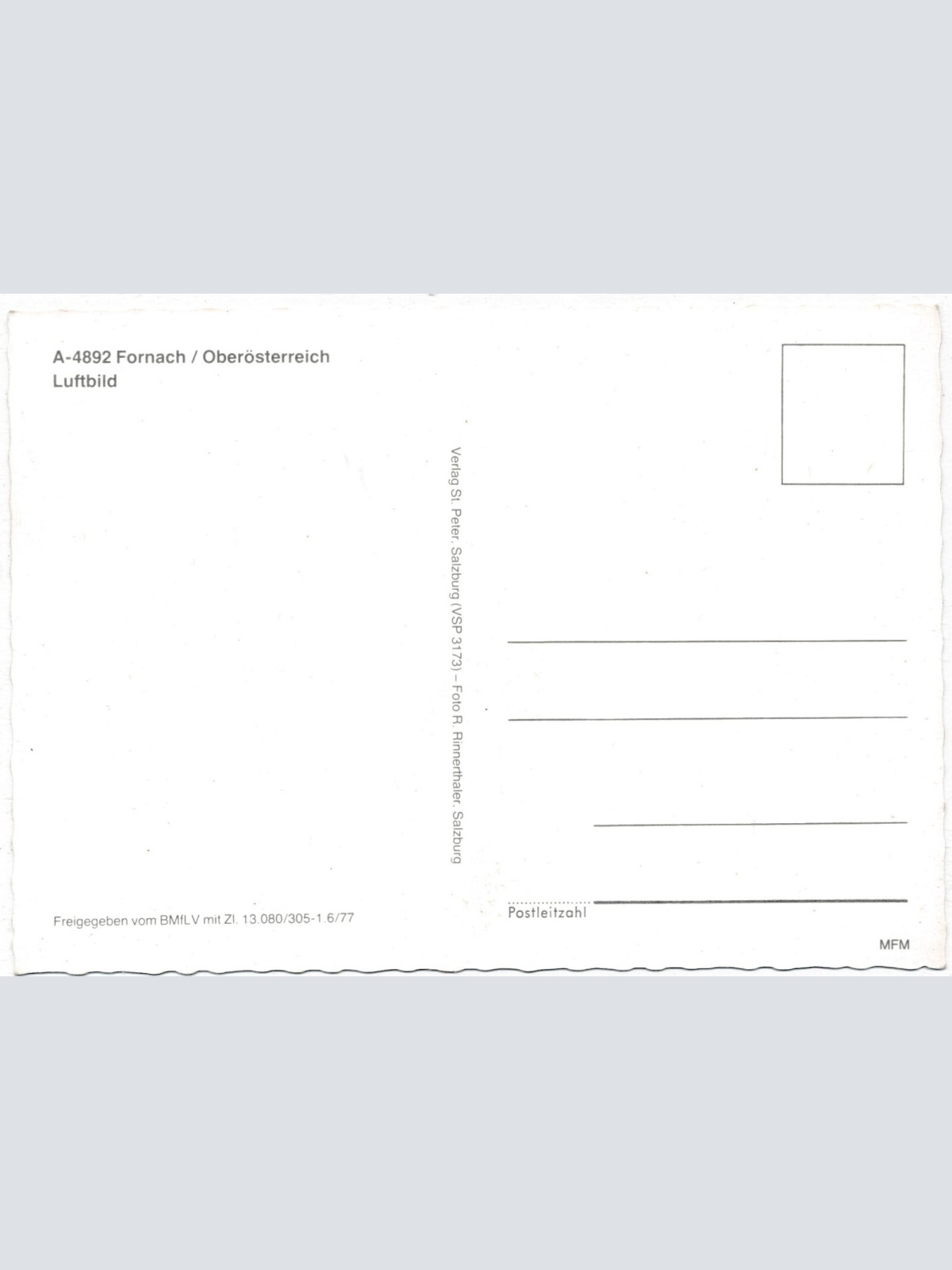 AK, Luftbild, Fornach, Oberösterreich (S2653)