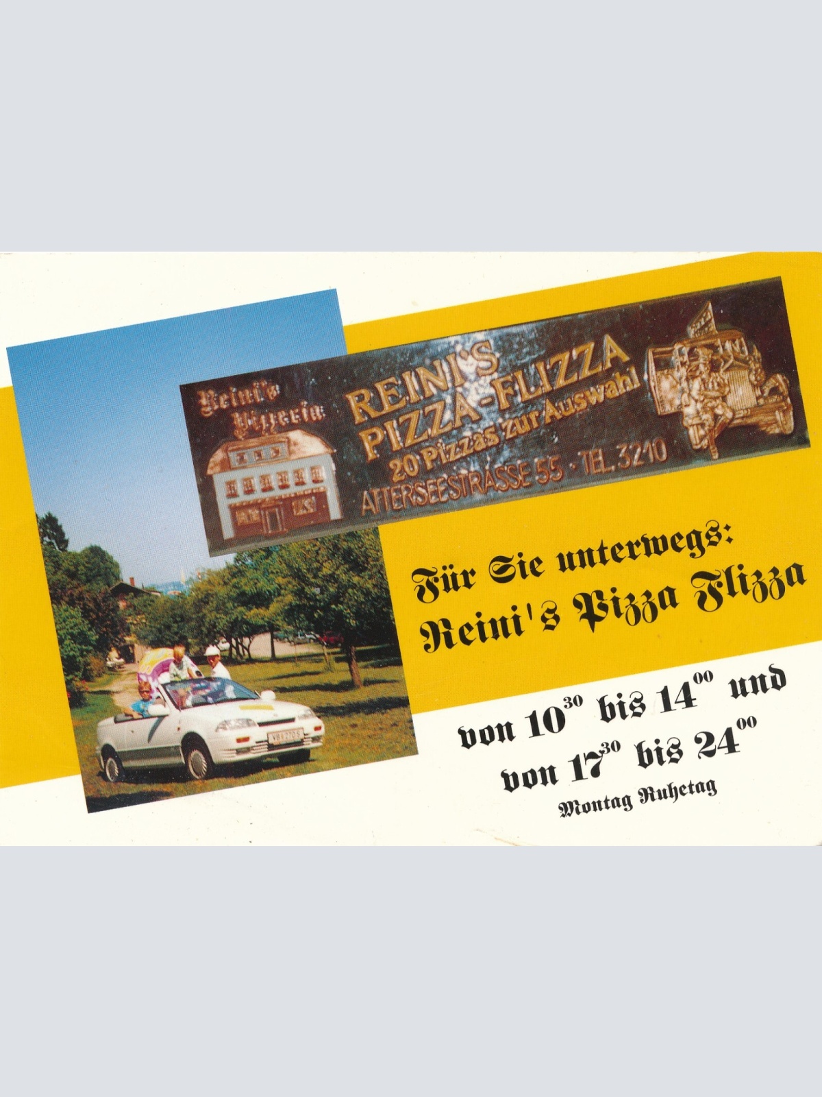 AK, Lenzing, Reinis Pizzaflizza, Oberösterreich (S2636)