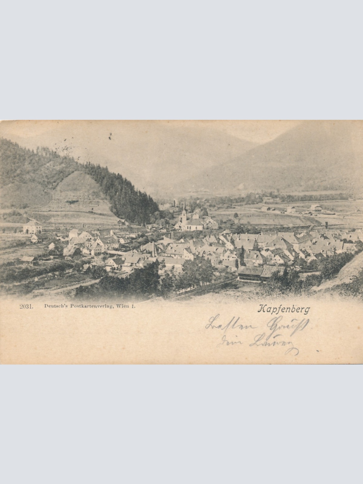 AK aus Kapfenberg Steiermark Ansichtskarte (11982)