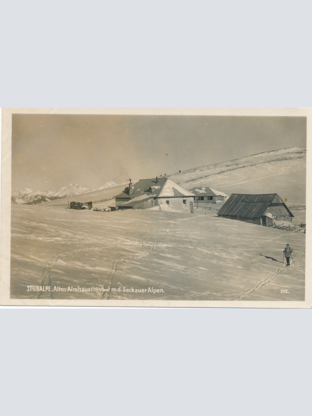 AK Stublalpe mit Altem Almhaus Steiermark Ansichtskarte (11978)