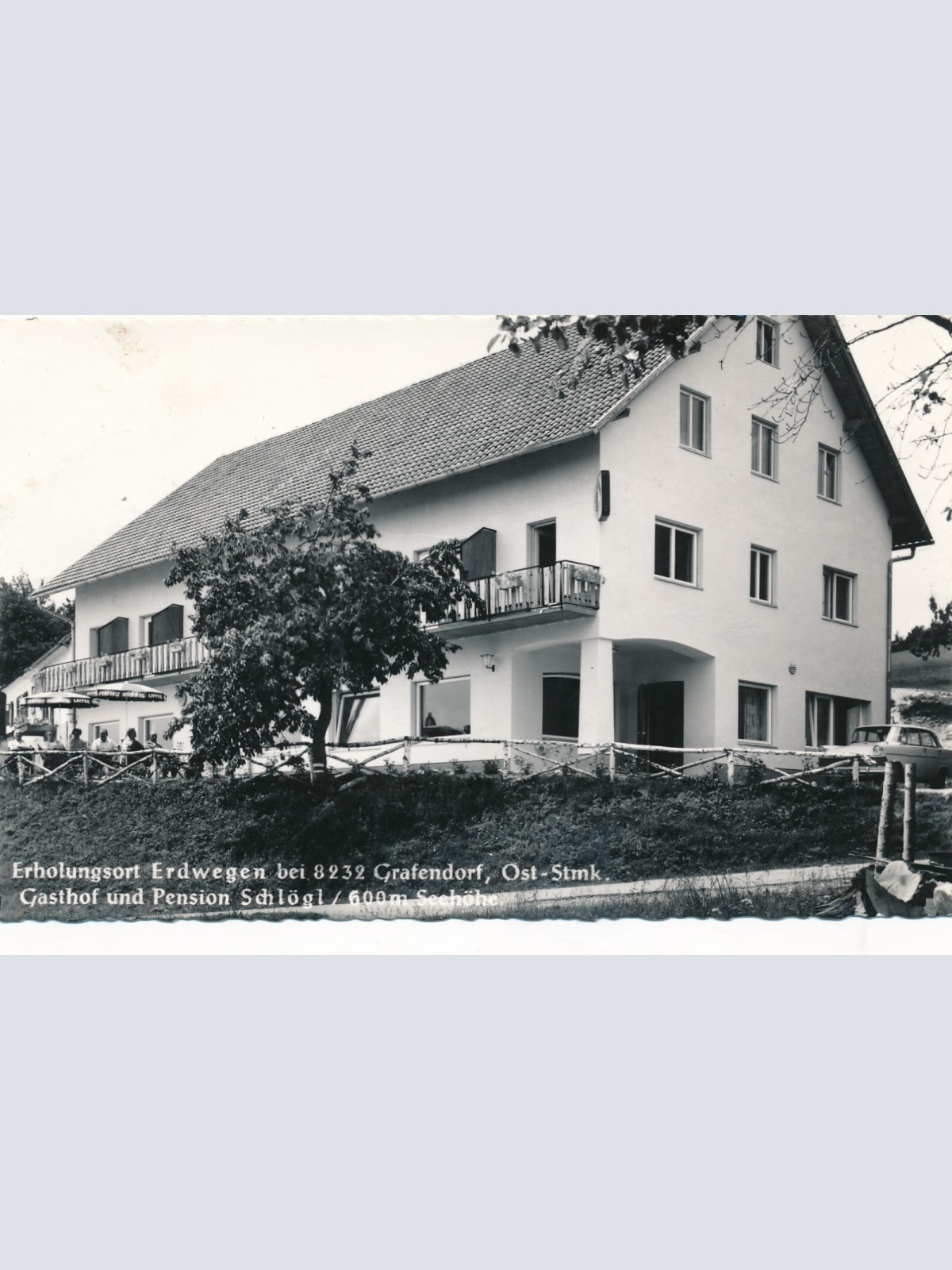 AK aus Erdwegen mit Gasthof Schlögl Steiermark Ansichtskarte (12073)