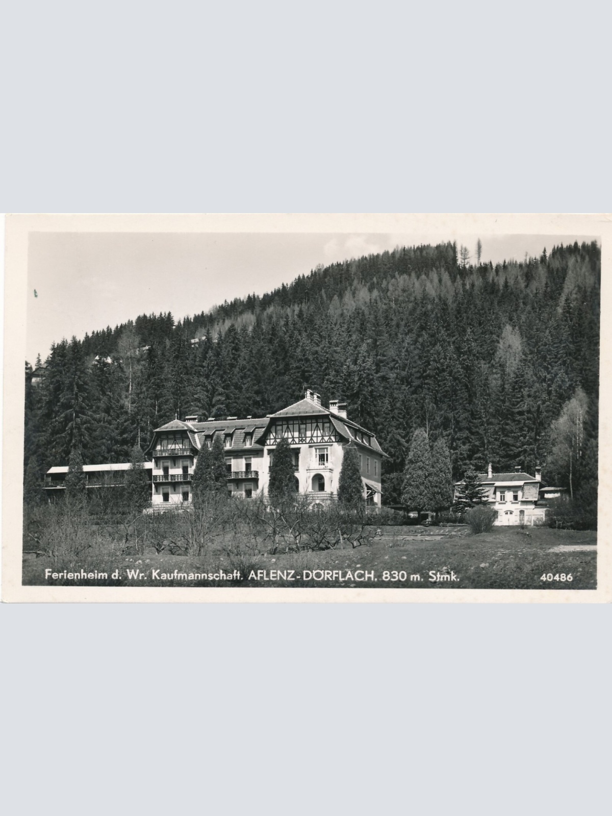 AK aus Aflenz Dörflach Ferienheim Steiermark Ansichtskarte (12082)