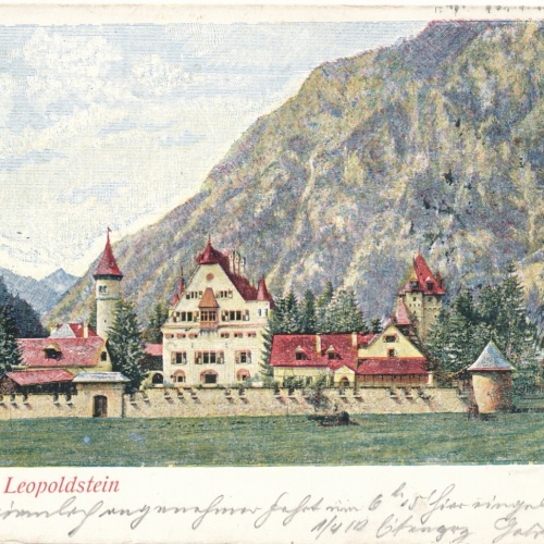 AK vom Schloss Leopoldstein Steiermark Ansichtskarte (12069)