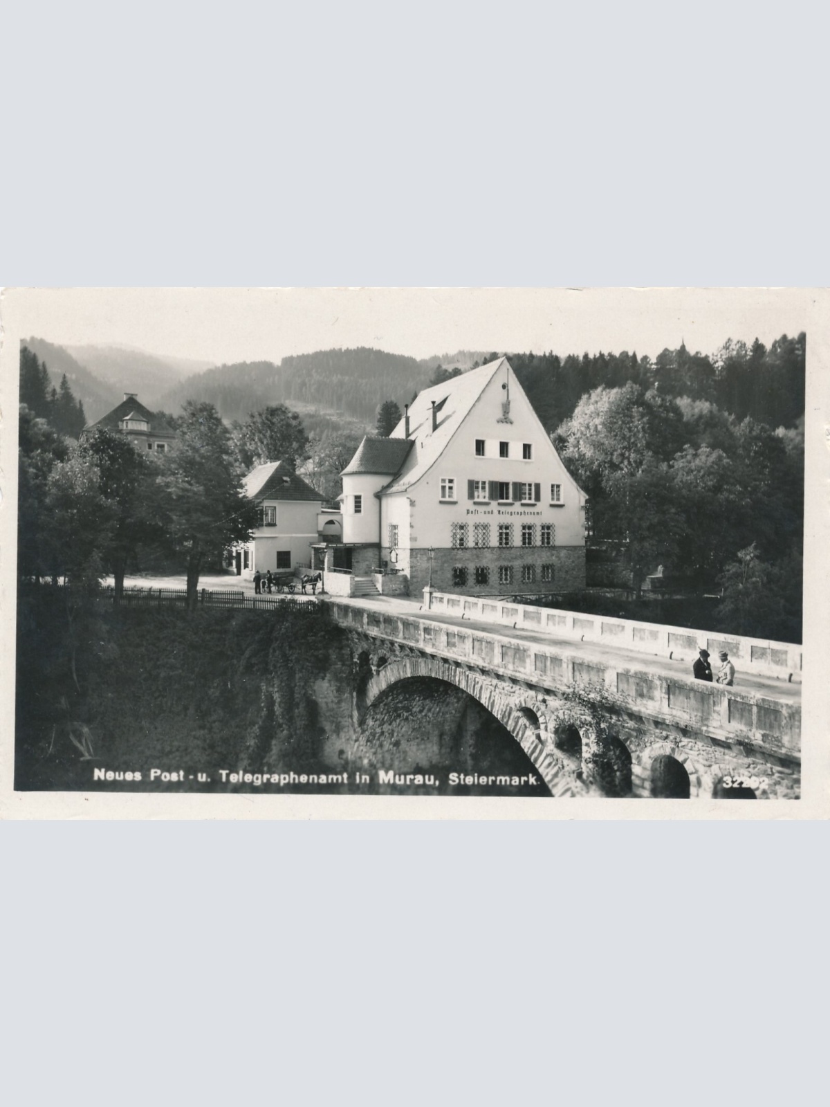 AK aus Murau mit Telegraphenamt Steiermark Ansichtskarte (12086)