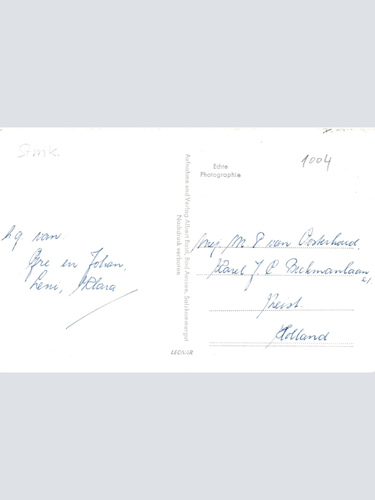 AK aus Gössl am Grundlsee Steiermark Ansichtskarte (J177)