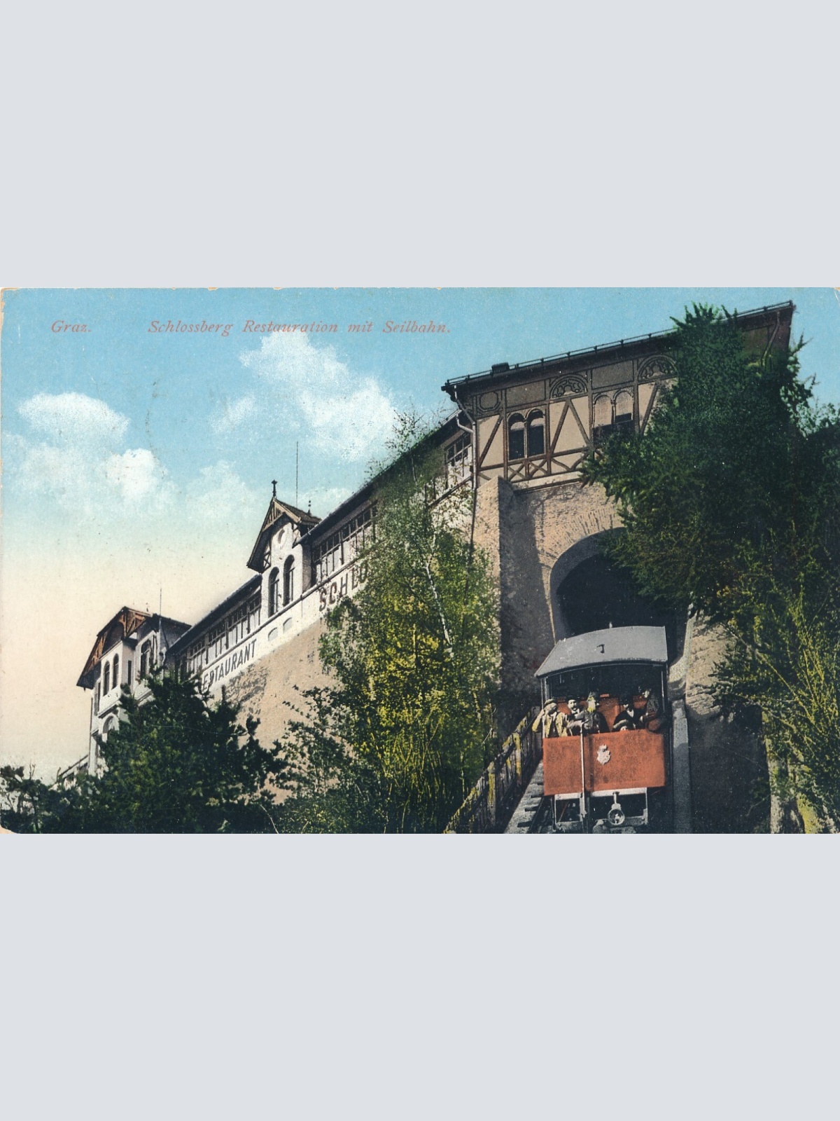 AK aus Graz  Schlossberg Steiermark Ansichtskarte (J159)