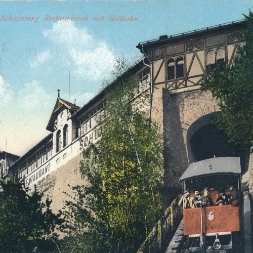 AK aus Graz  Schlossberg Steiermark Ansichtskarte (J159)