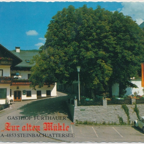 AK, Steinbach am Attersee, Gasthof zur alten Mühle, Oberösterreich (S2818)