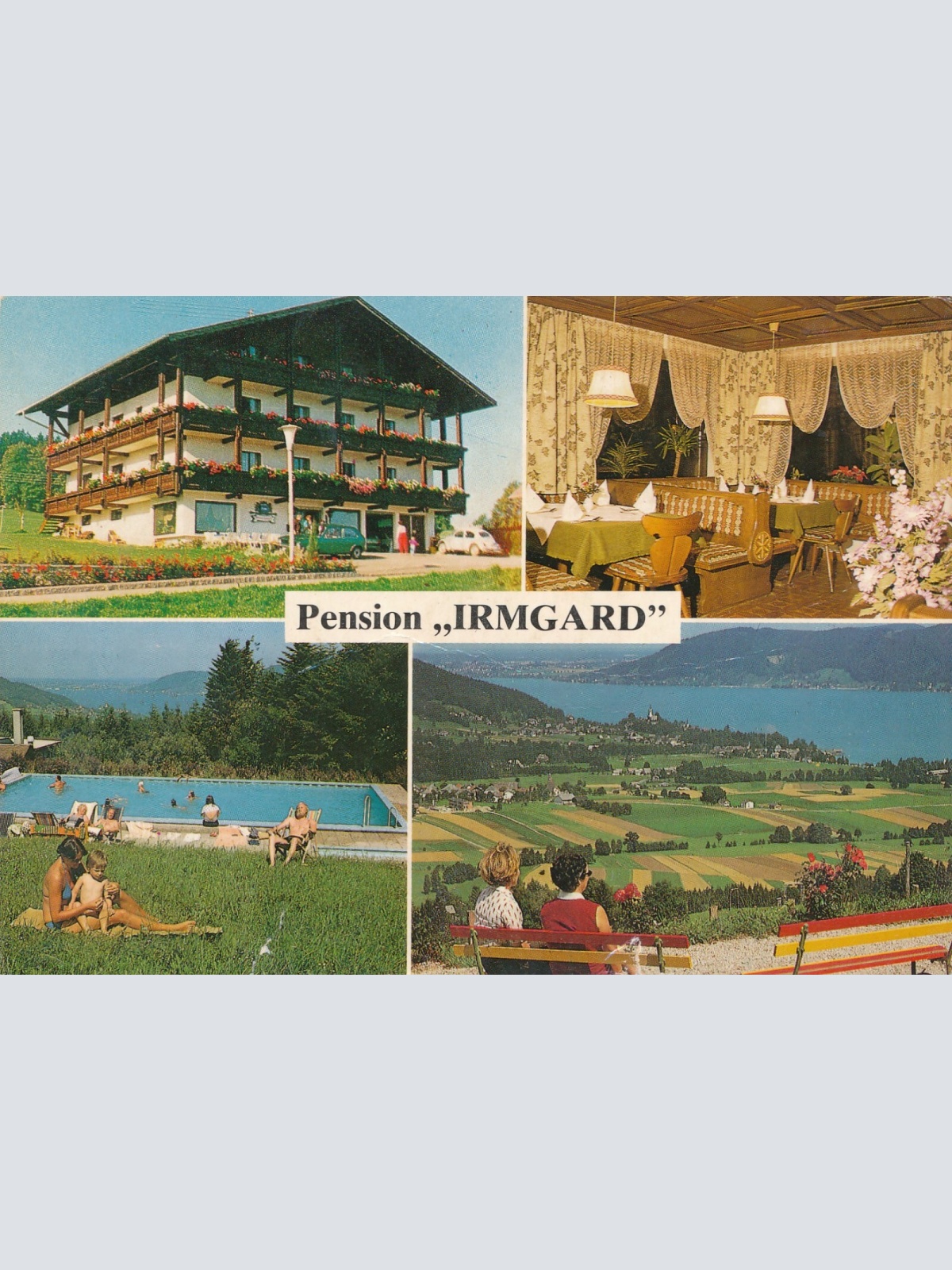 AK, Strass im Attergau, Pension Irmgard, Oberösterreich (S2802)