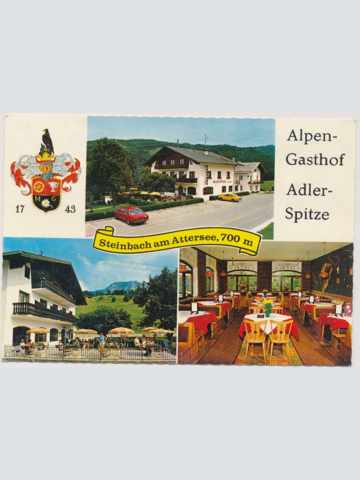 AK, Steinbach, Alpengasthof Adlerspitze, Oberösterreich (S2807)