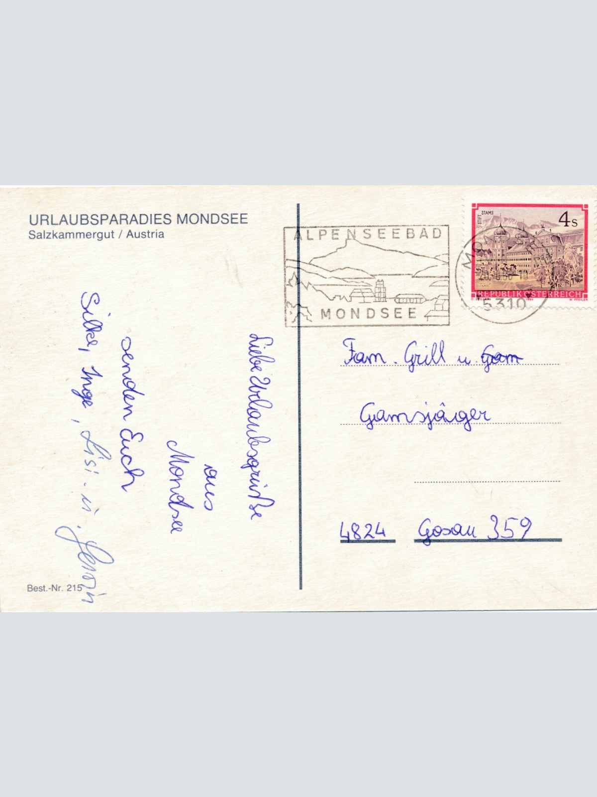 AK, Mondsee, Oberösterreich (S2836)