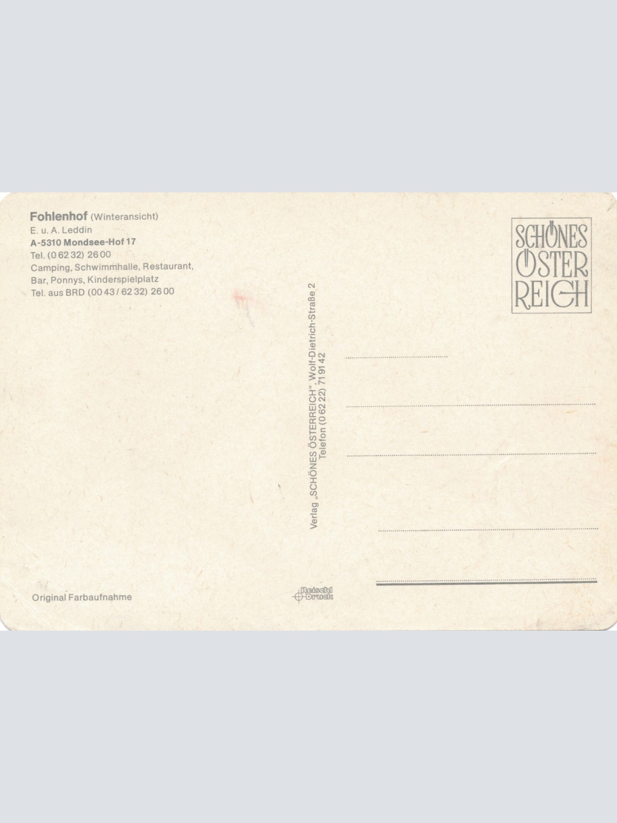 AK, Mondsee, Fohlenhof, Oberösterreich (S2837)