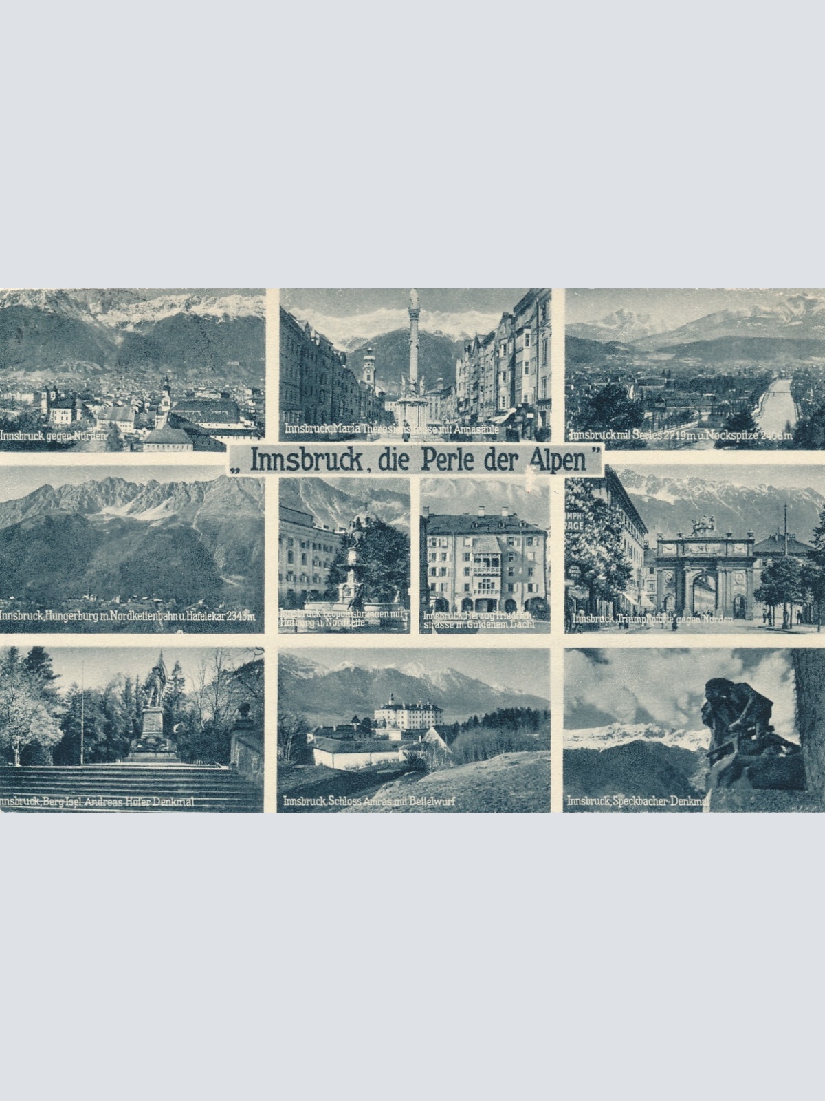 AK aus Innsbruck Mehrbildkarte Tirol Ansichtskarte (11710)