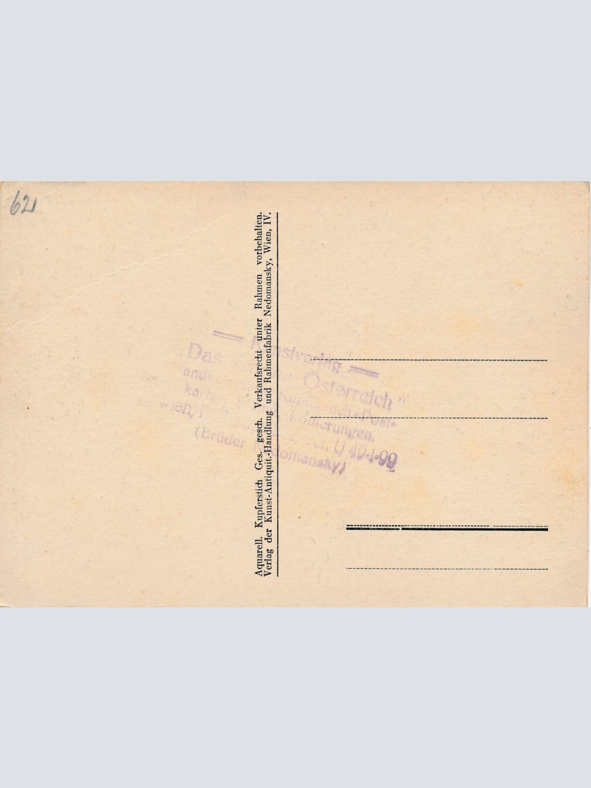 Handkolorierte AK der K.K Postwagen aus Melk Ansichtskarte (10841)