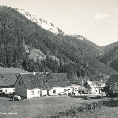 AK aus Fallenstein mit Gasthaus Tonionaussicht Steiermark Ansichtskarte (11886)