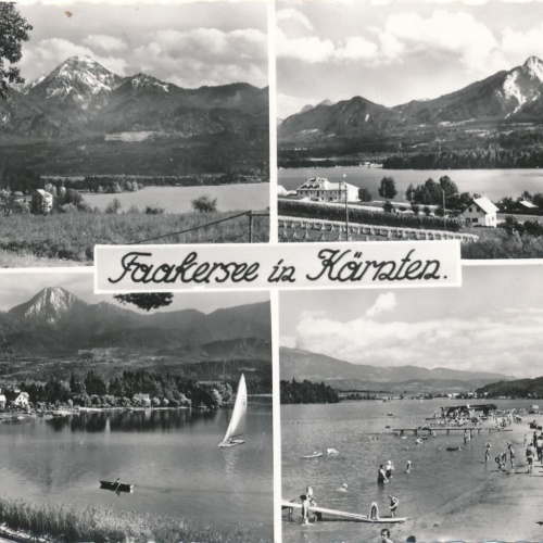 AK vom Faakersee Mehrbildkarte Kärnten Ansichtskarte (12210)