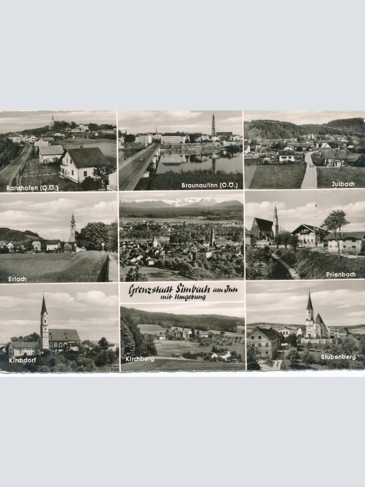 AK aus Simbach mit Umgebung Oberösterreich Mehrbildkarte Ansichtskarte (J263)