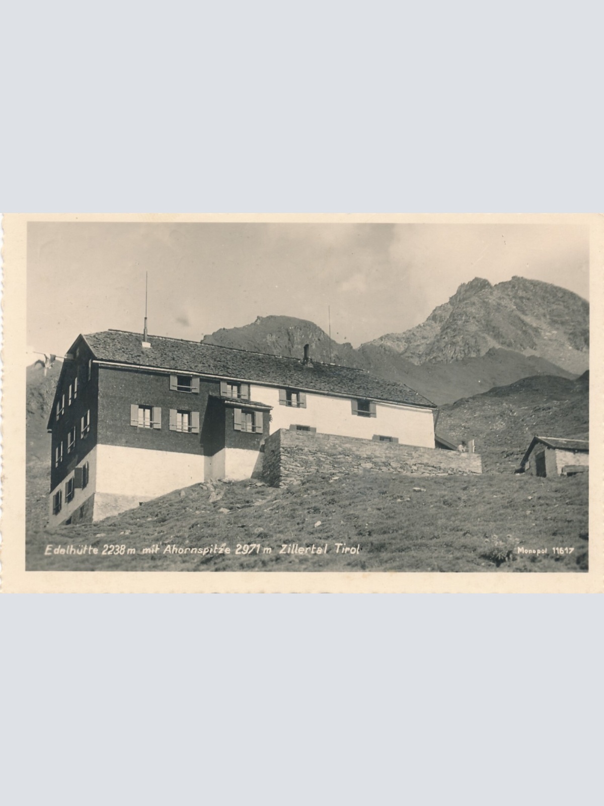 AK Edelhütte mit Ahornspitze Tirol Ansichtskarte (11768)