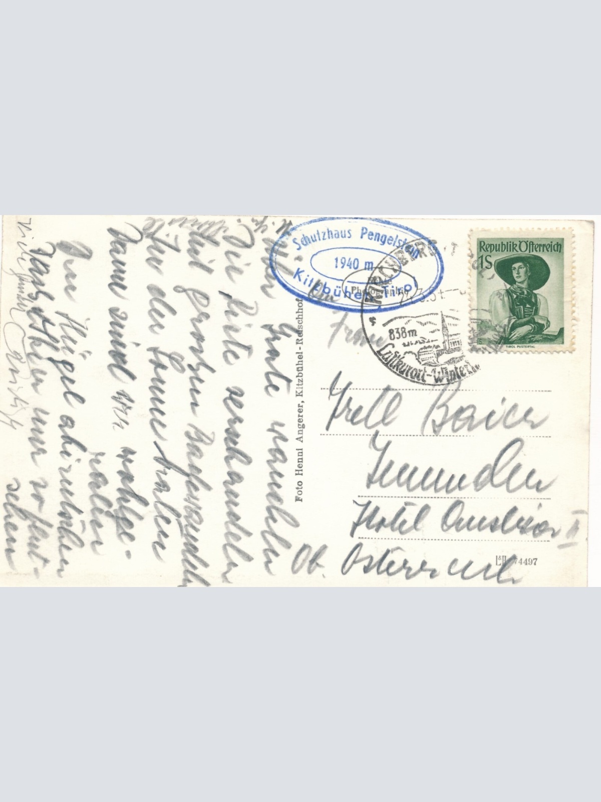 AK aus Kirchberg Tirol Ansichtskarte (11772)