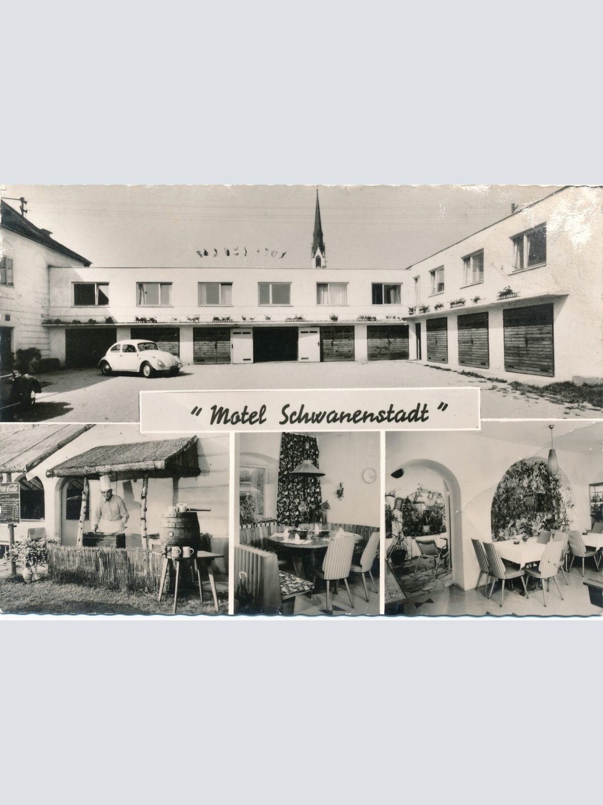AK aus Schwanenstadt Motel Oberösterreich Ansichtskarte (11755)