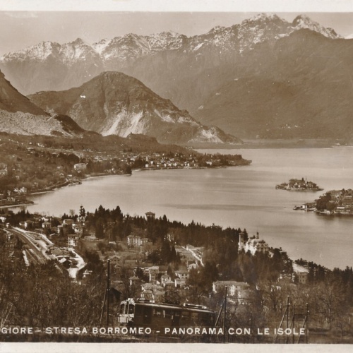 AK aus Lago Maggiore Stresa Borromeo Italien Ansichtskarte (11809)