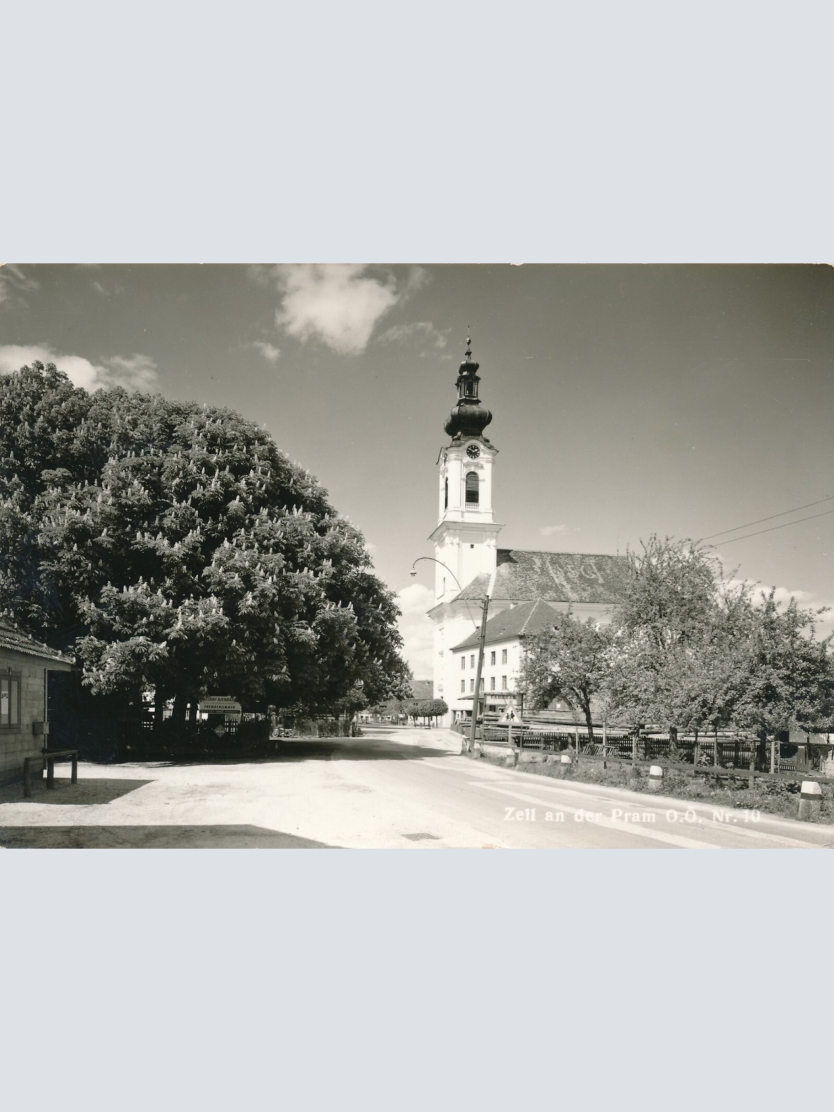 AK aus Zell an der Pram Strassenansicht Oberösterreich Ansichtskarte (11042)