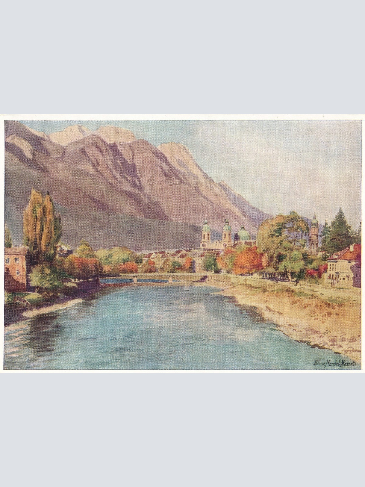 AK Künstlerserie aus Innsbruck Bettelwurf Ansichtskarte (11783)