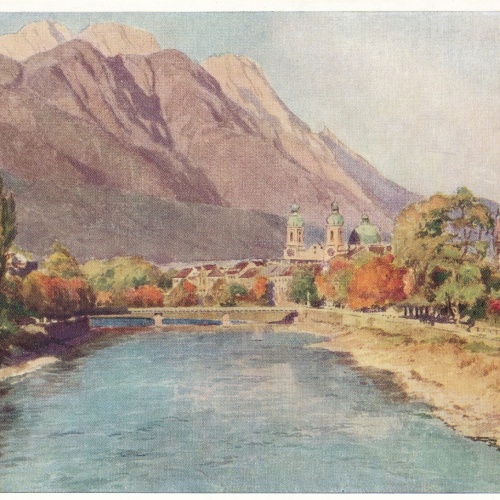 AK Künstlerserie aus Innsbruck Bettelwurf Ansichtskarte (11783)