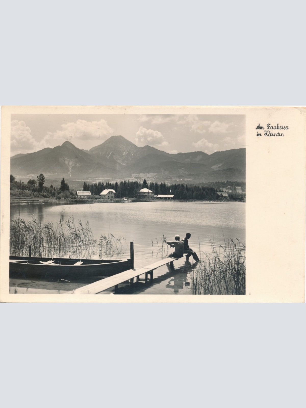 AK vom Faakersee Kärnten Ansichtskarte (12151)