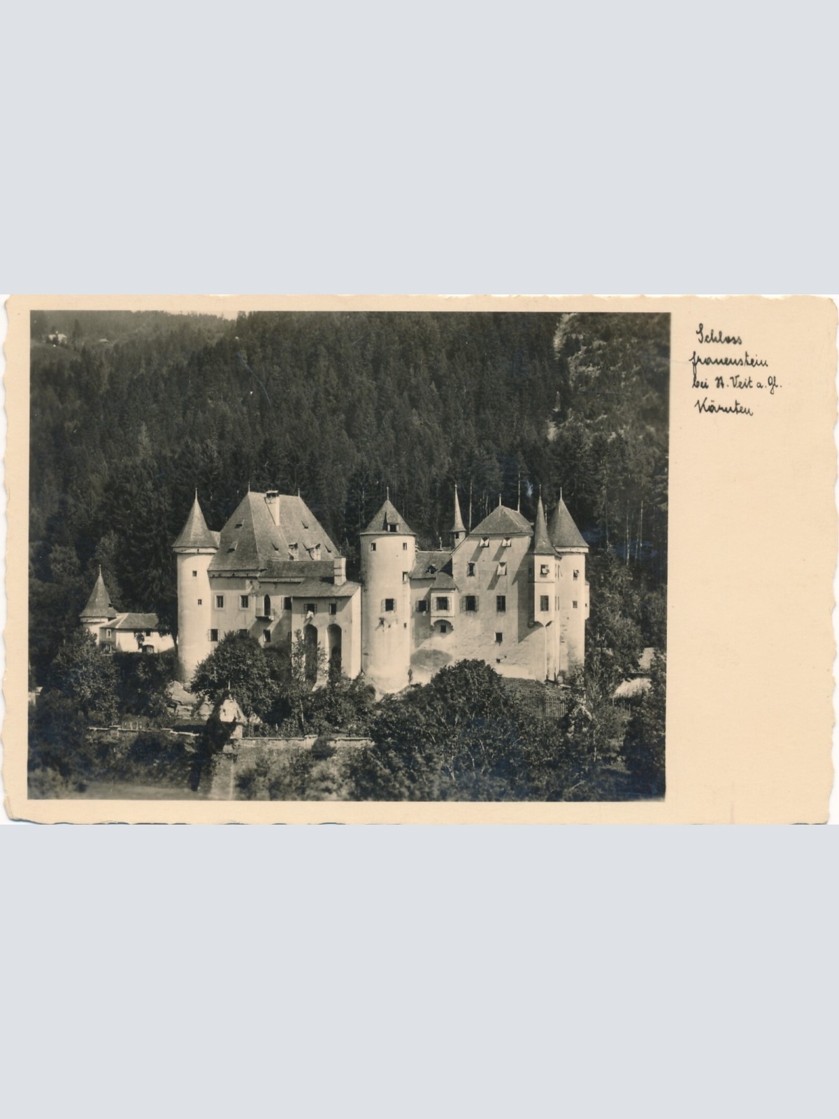 AK vom Schloss Frauenstein bei St. Veit Kärnten Ansichtskarte (12153)