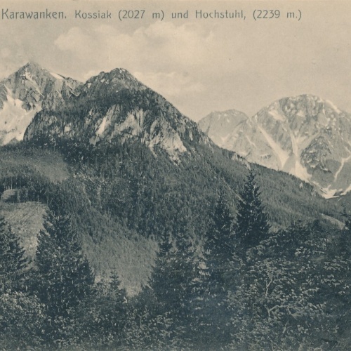 AK von den Karawanken Kossiak Kärnten Ansichtskarte (12183)