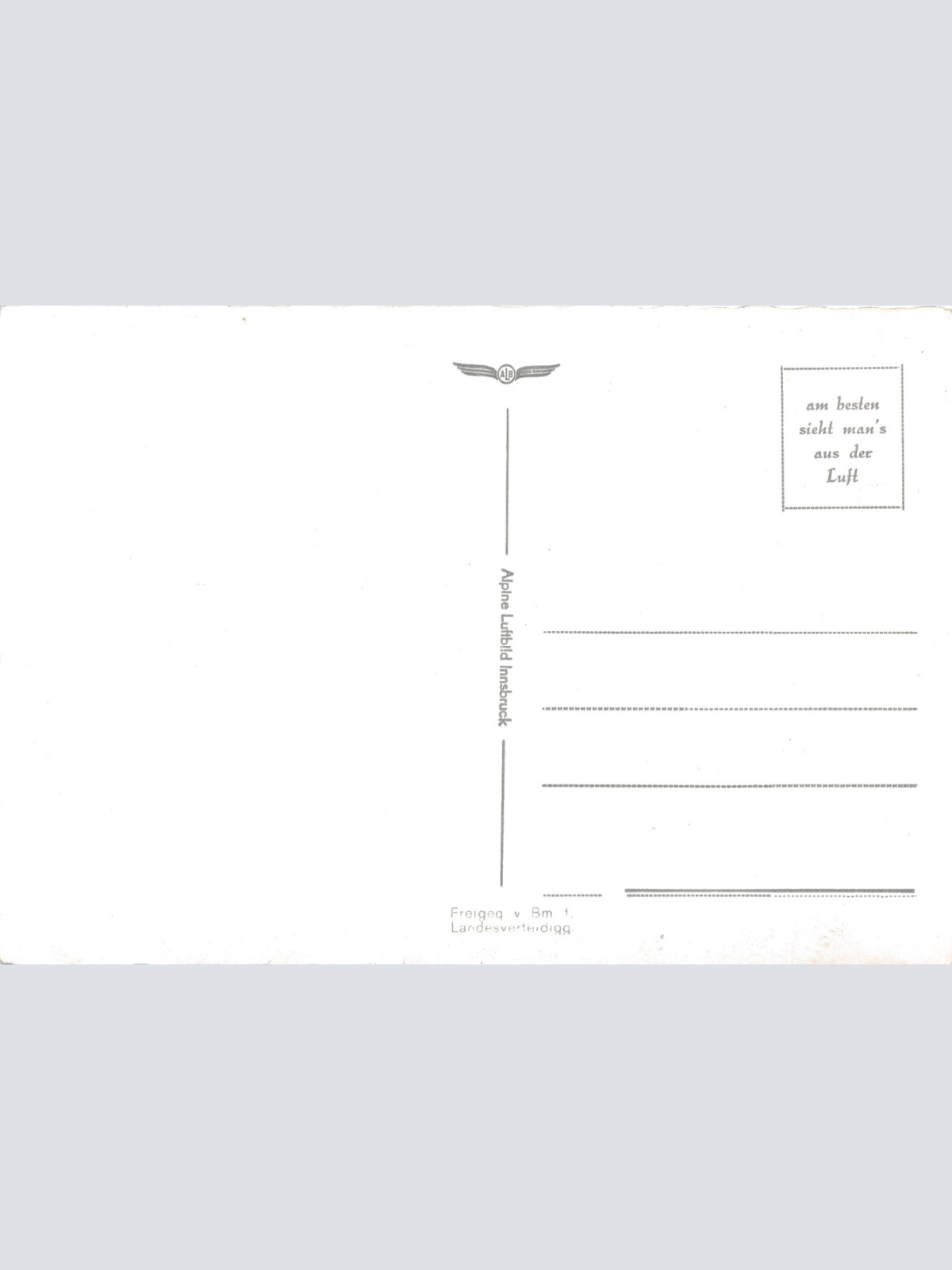 Alpine - Luftbild aus Aspach Oberösterreich Ansichtskarte (11269)