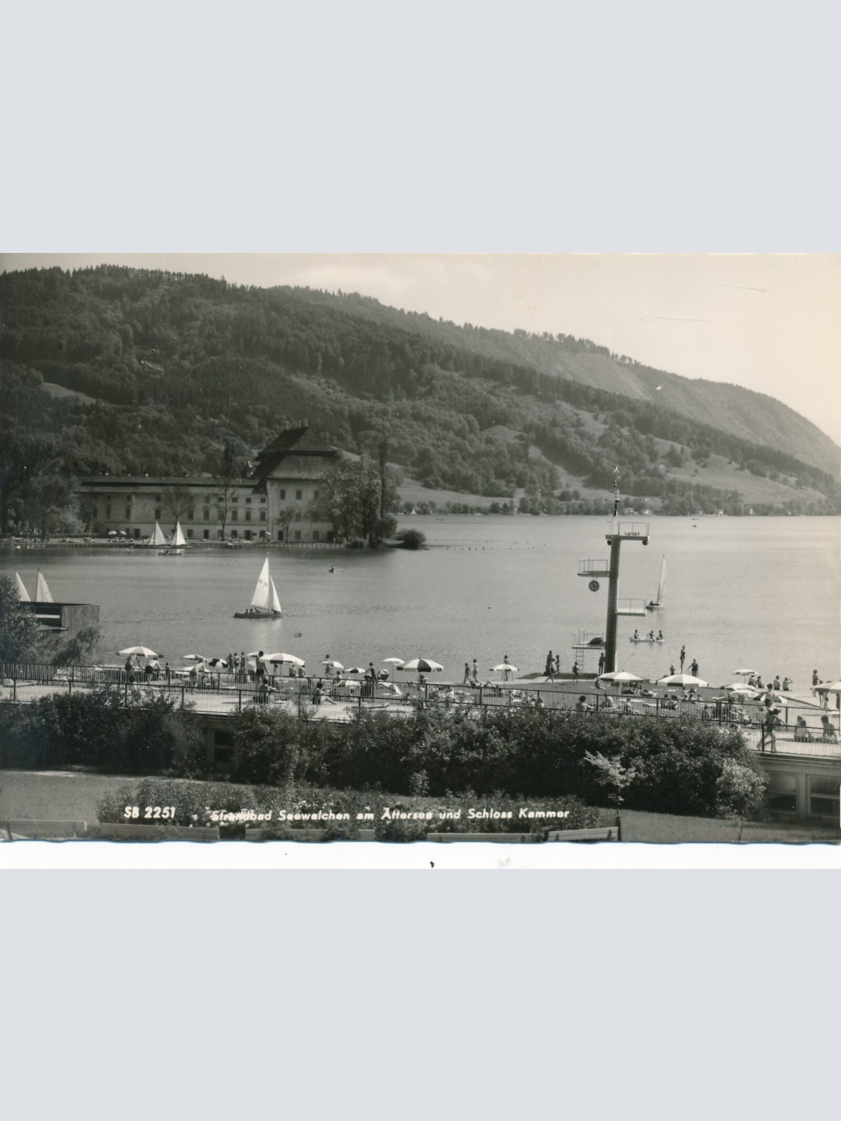 AK aus Seewalchen mit Strandbad Oberösterreich Ansichtskarte (11267)