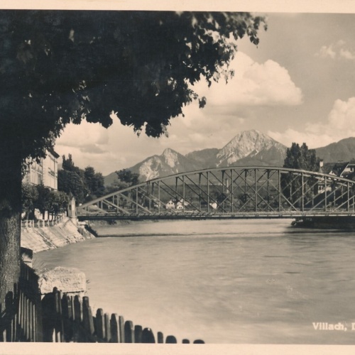 AK aus Villach mit Brücke Kärnten Ansichtskarte (12244)
