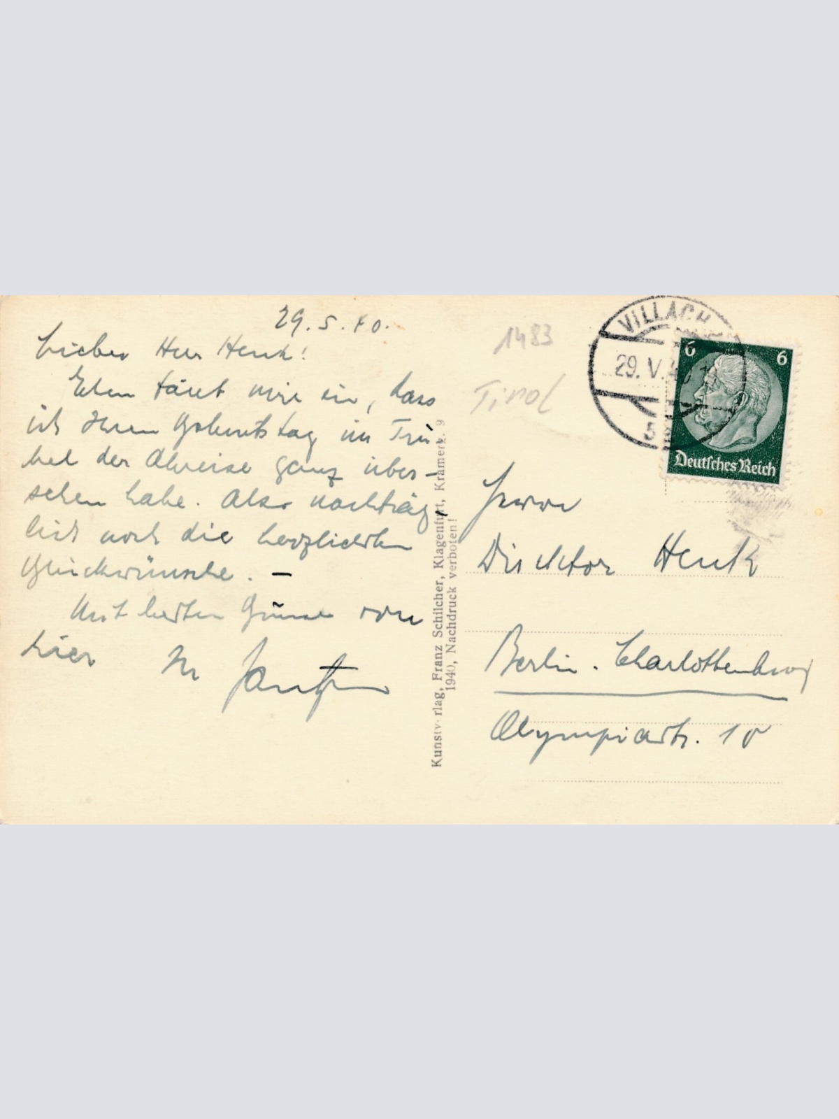 AK aus Villach mit Brücke Kärnten Ansichtskarte (12244)