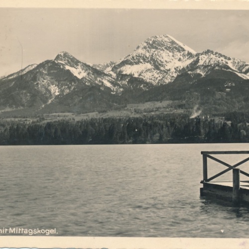 AK vom Faakersee mit Mittagskogel Kärnten Ansichtskarte (12240)