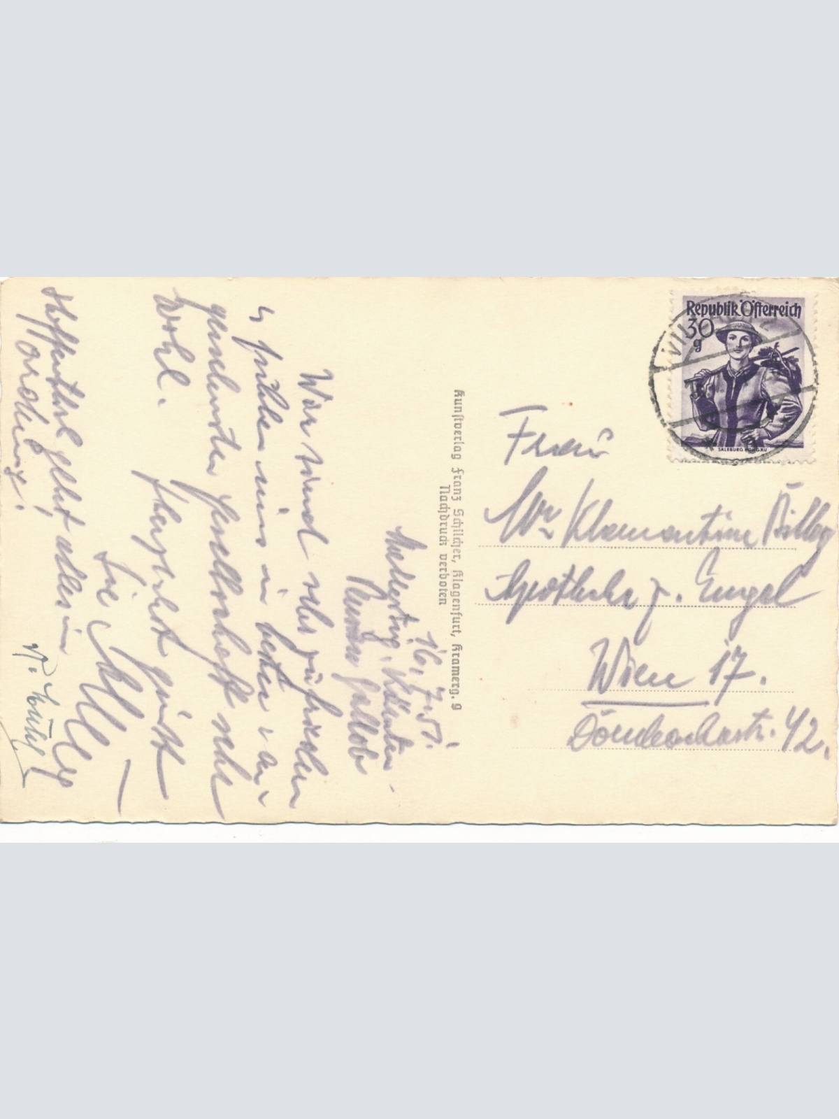 AK vom Faakersee mit Mittagskogel Kärnten Ansichtskarte (12240)