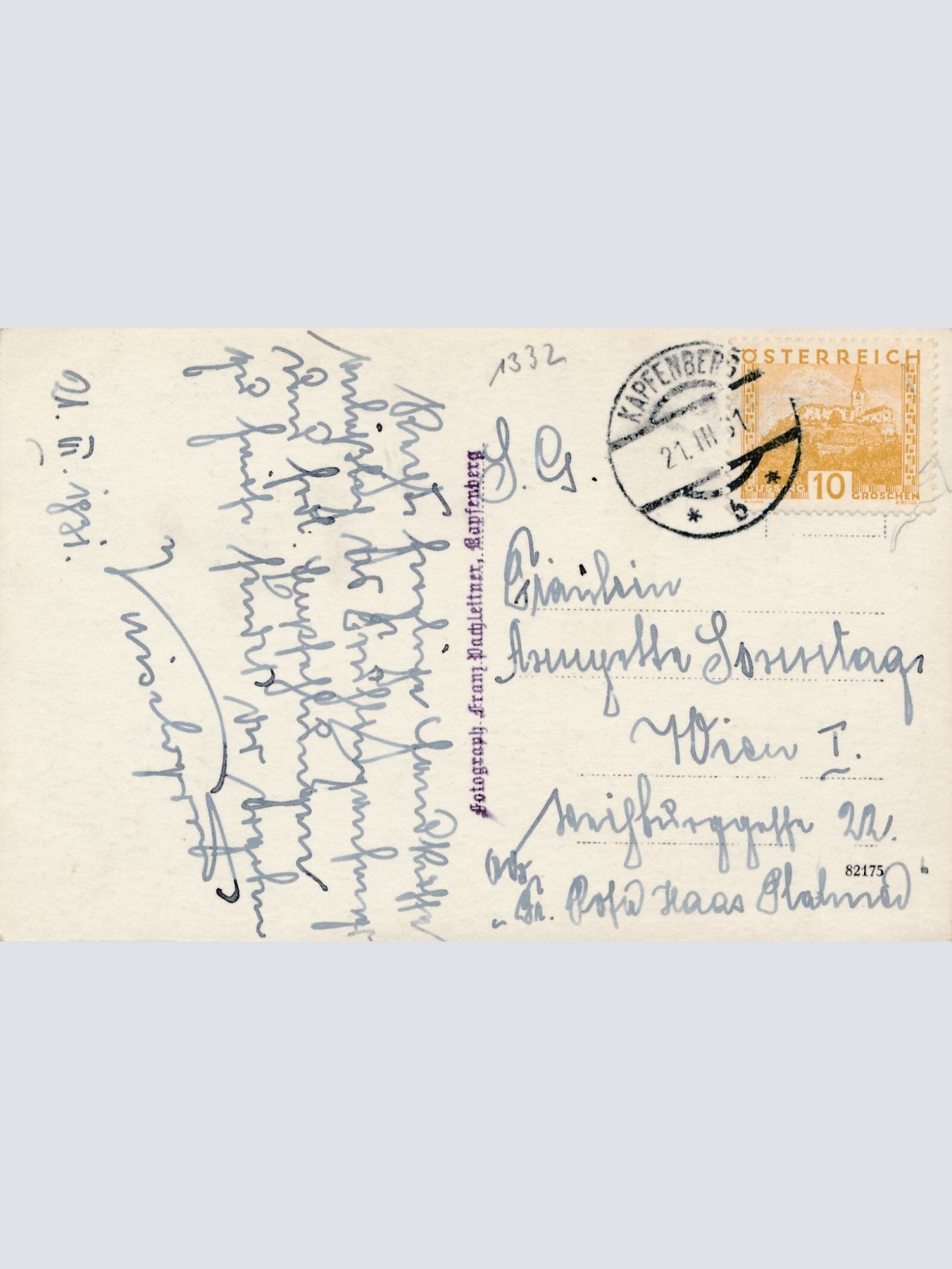 AK, Der Mitteralmturm, Steiermark (S2867)