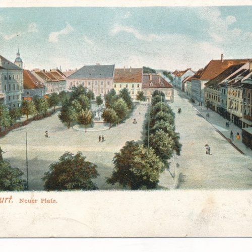 AK aus Klagenfurt neuer Platz Kärnten Ansichtskarte (12251)