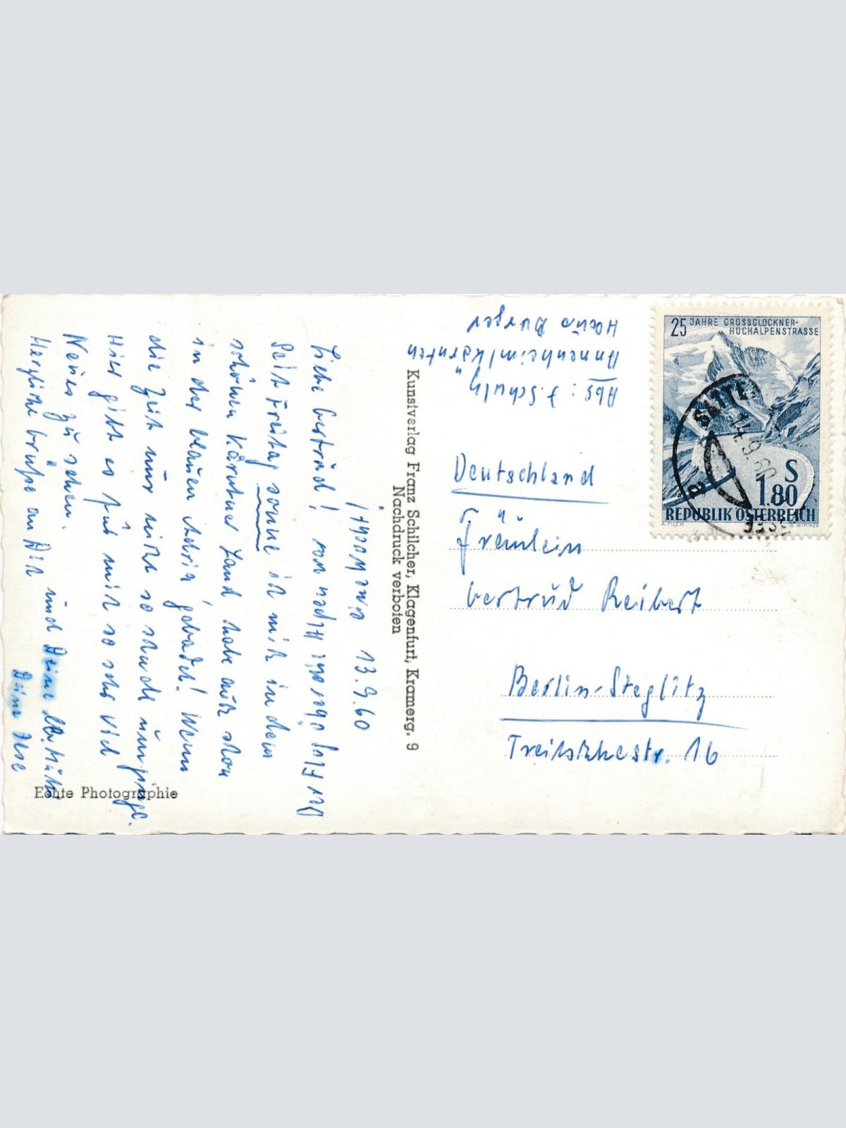 AK vom Ossiachersee Kärnten Ansichtskarte (12217)